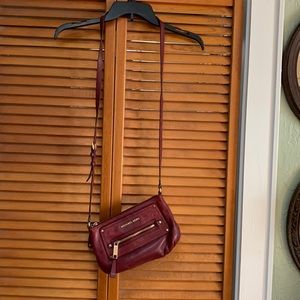 Michael Kors Bag, Crossbody, Front Zipper Pocket, Very Used, Leather